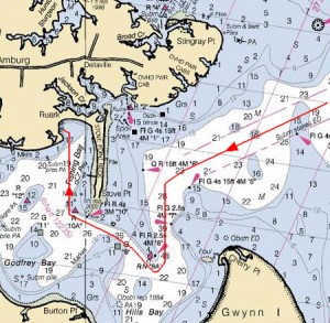 fishing bay chart